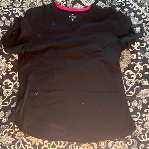 Medcouture Black Scrub Set